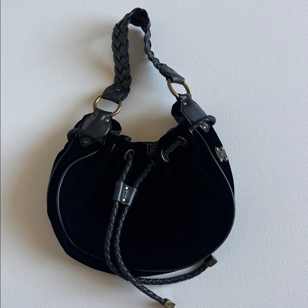 Michael Kors mini velvet and leather bag NWOT